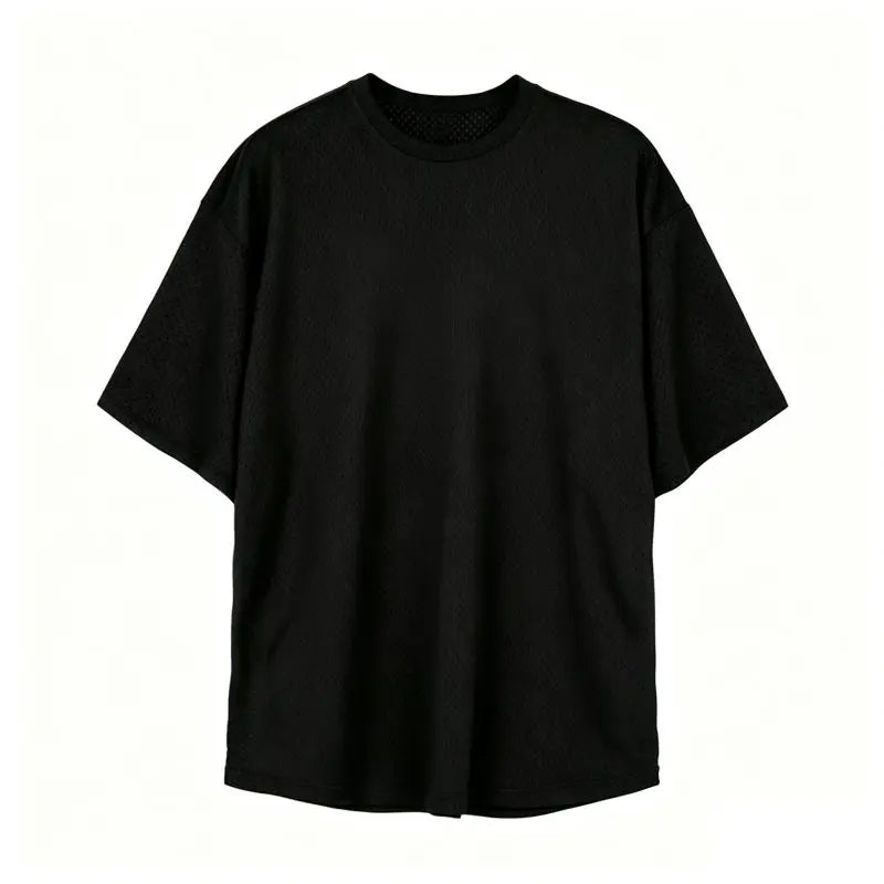 T-shirt uni en jersey pour homme | Polyester et élasthanne