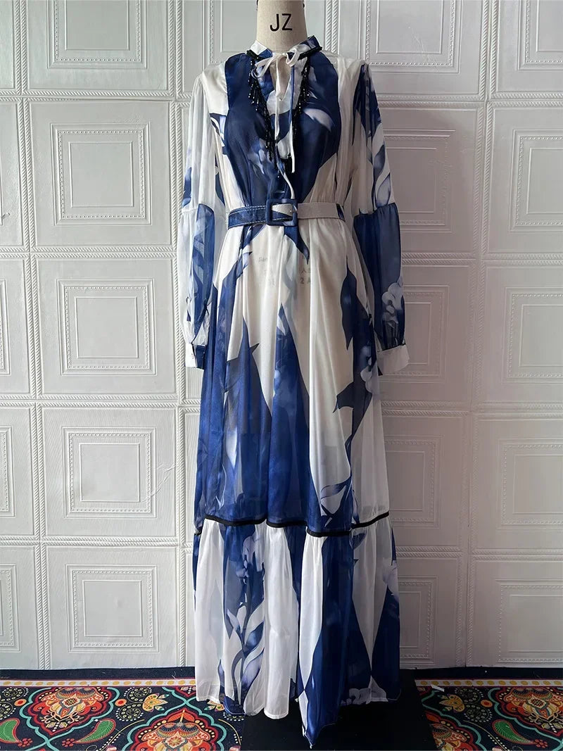 Dresses For Women Dashiki Summer Autumn Maxi Dress Ladies Clothing Fairy Long Dress
