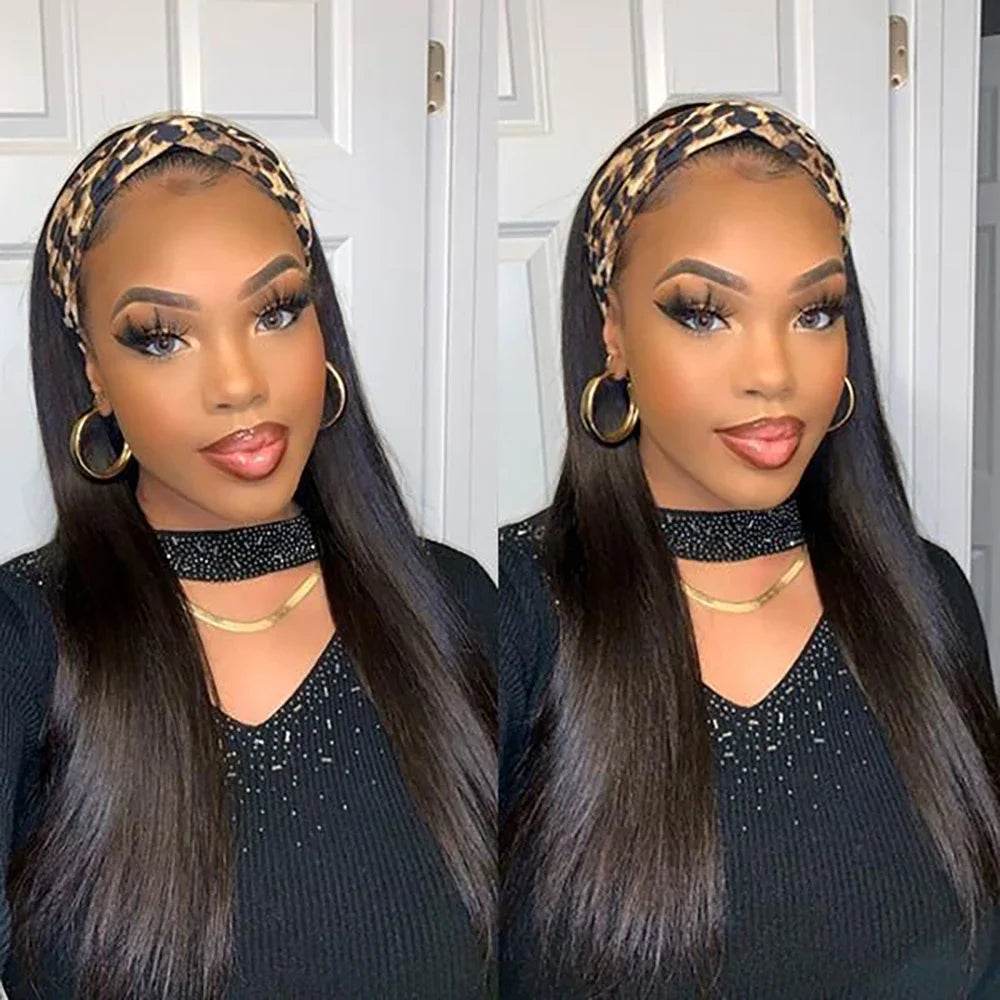13x4 Brazilian Human Hair Wig Wear and Go 200 Density Straight 13x6 Hd Lace Frontal Wigs Natural Black Pre Plucked Baby Hair