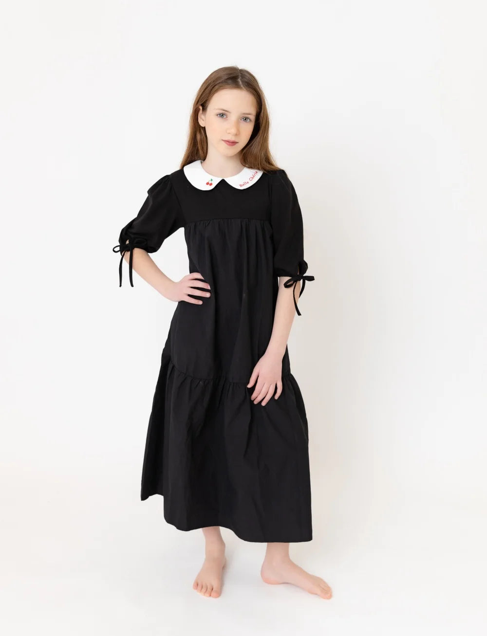 AP SS26 Friday Night Pinstripe Collection Kids Boys Girls Cotton Striped Maxi Dress Shirt Baby Set Family Matching Clothing