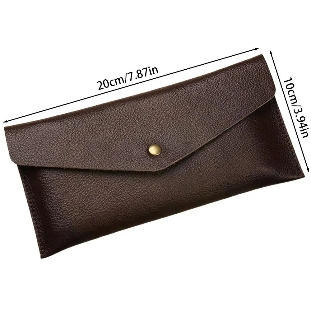 Portefeuille Femme Cuir PU Souple | Une Pièce | Grande Capacité | Porte-Monnaie Long Porte-Cartes