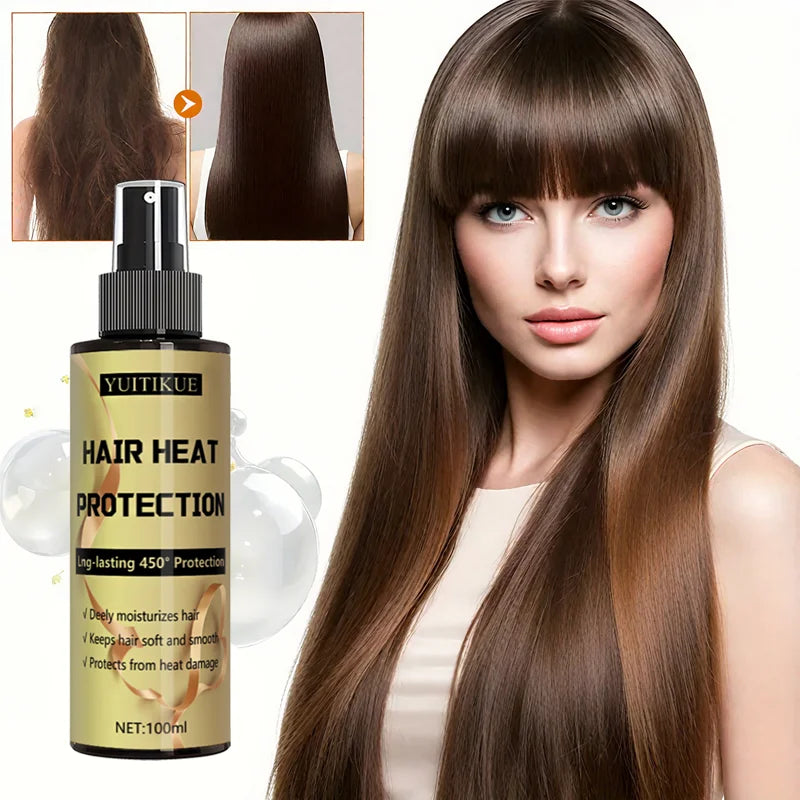 Spray Thermoprotecteur Cheveux | Protection Jusqu'à 230°C | Hydratation Profonde | Doux & Lisse