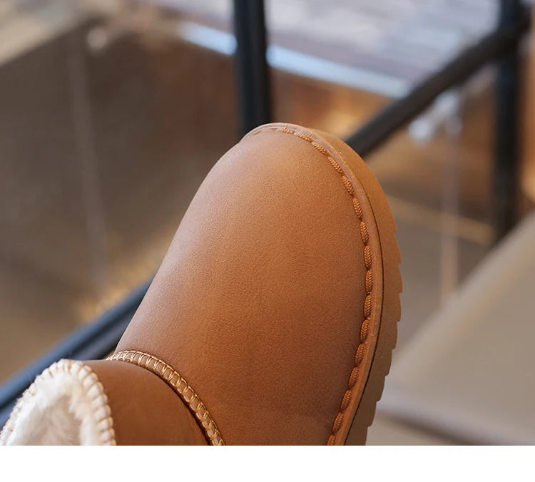 Bottes de Neige Thermiques Enfant | Peluche Épaisse | Antidérapantes | Automne Hiver 2025 Garçon Fille