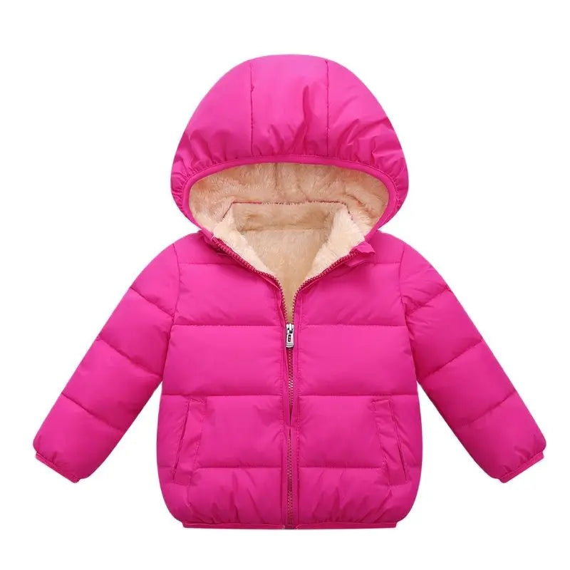 Veste d’hiver à capuche pour enfant | Polyester