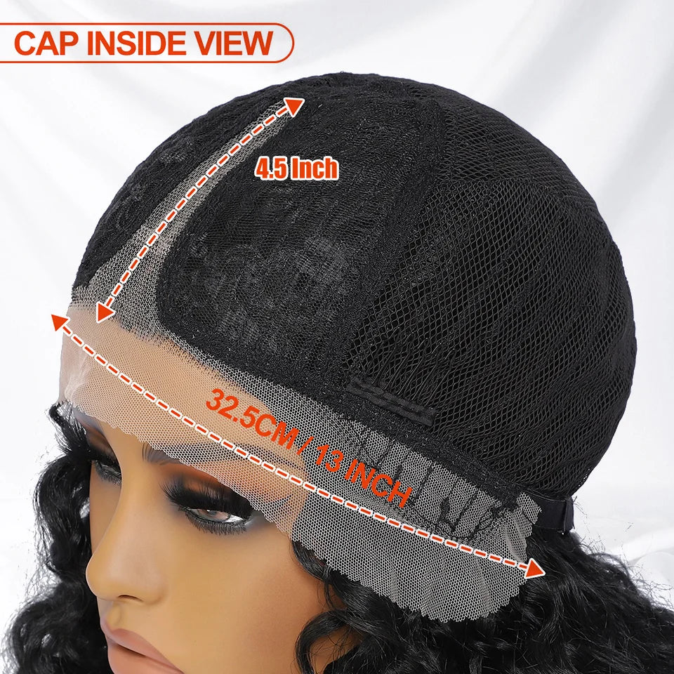 20 Inch Curly Synthetic Lace Front Wig For African Women Black T Part Blonde Curly Lace Frontal Wig For Afro Female