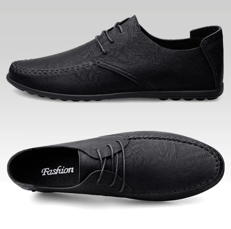 Mocassins Homme Mariage | Cuir Fendu Blanc | Chaussures Conduite Légères | Slip-On Casual Élégant 2026
