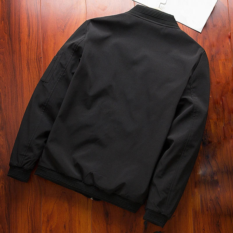 Blouson zippé ajusté pour homme | Style bomber