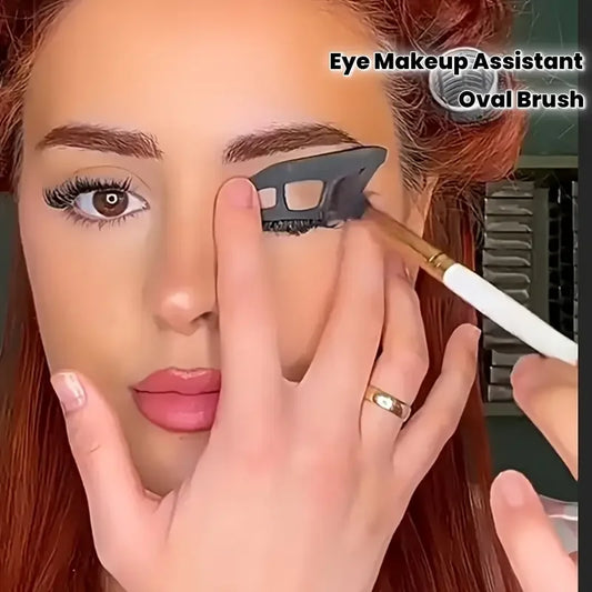 Kit Maquillage Yeux 3 Pièces | Pinceaux & Moules Fards | Templates Rapides Débutante | Look Pro