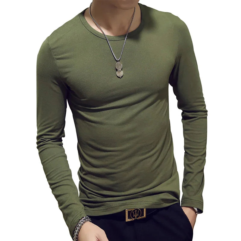 2025 New Tennis T Shirts Men Long Sleeve T-Shirt Sportswear Fitness T Shirts For Men Slim Fit T Shirts Designer Solid Tees Tops