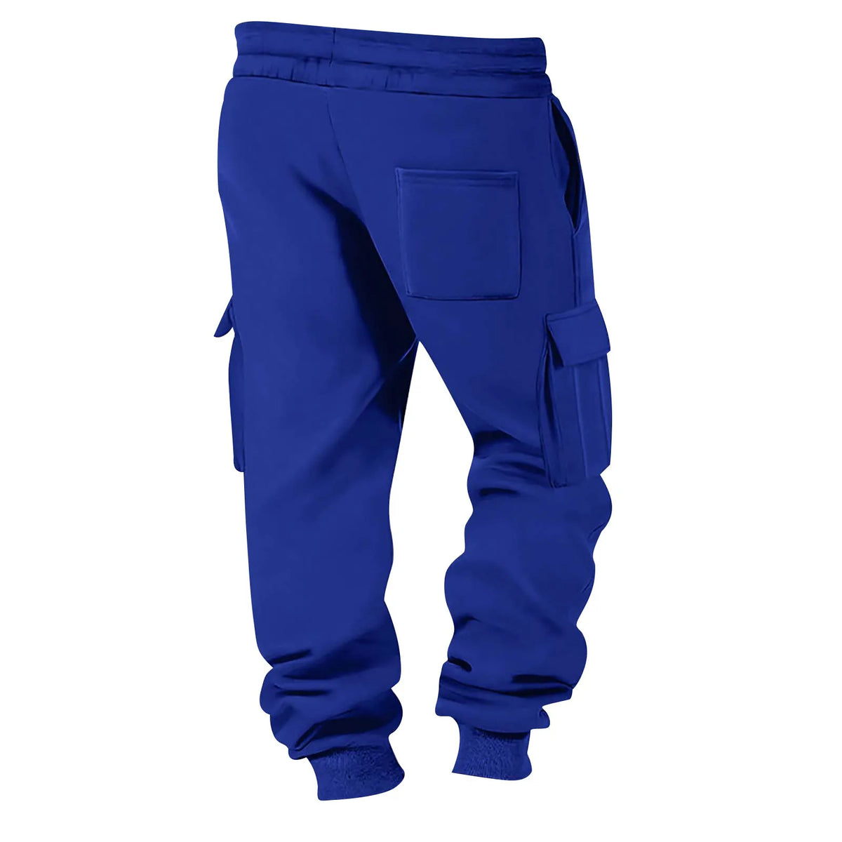 Men's Cargo Pants 2025 New Casual Loose Autumn Winter Straight Baggy Pants Multi-Pockets Solid Color Printing Sweatpants