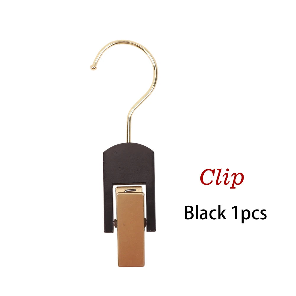 Cintre Bois Rangement Perruques & Extensions | Porte-Perruque Multiple | Organisateur Salon