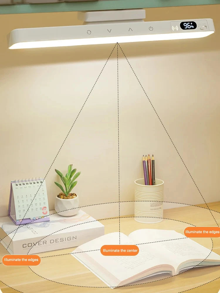 Lampe de Bureau Tactile Magnétique Rechargeable | Batterie Intégrée | Lecture, Miroir & Chevet