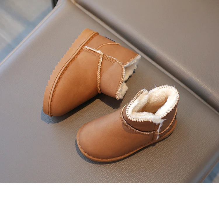 Bottes de Neige Thermiques Enfant | Peluche Épaisse | Antidérapantes | Automne Hiver 2025 Garçon Fille