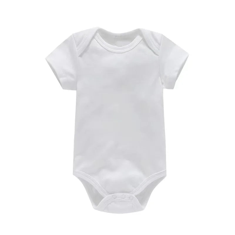 Baby Clothes Fashion Baby Bodysuit Summer Clothes Solid Color Romper Soft Casual Jumpsuit for Newborns Clothing