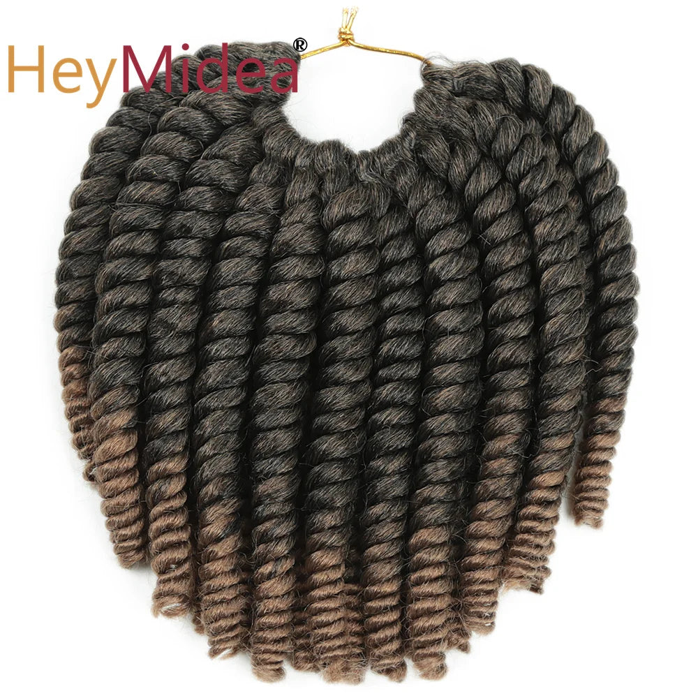 Tresses Crochet Havana Twist | 8 Pouces | Synthétique | Ombre Senegalese Twist | Femme