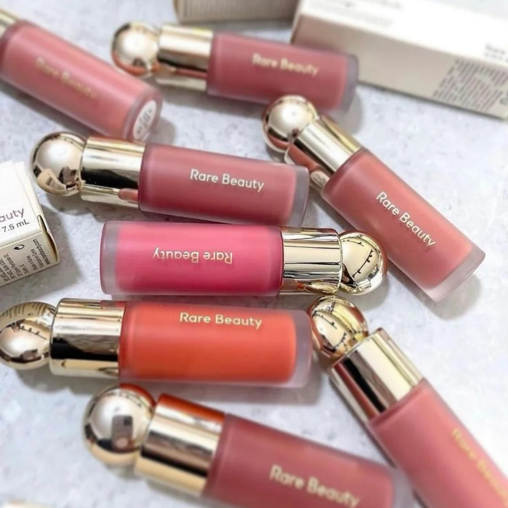 Rare Beauty Love Encourage Believe Virtue Hope Grateful Happy Joy Lucky Worth Blush Plump Seamless High-impact Weightless Makeup