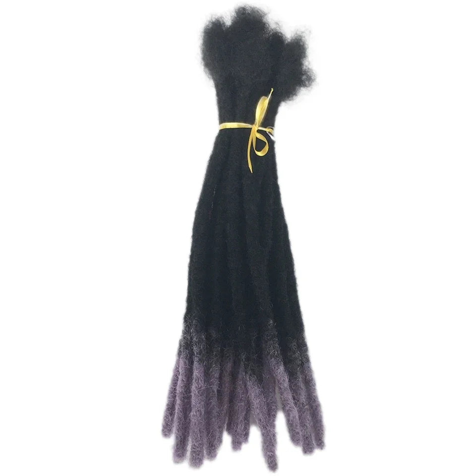 Human Hair Dreadlocks Loc Extensions Kinky Straight Wholesale Crochet Braids Remy Hair Extensions 10 20 40 60 Strands