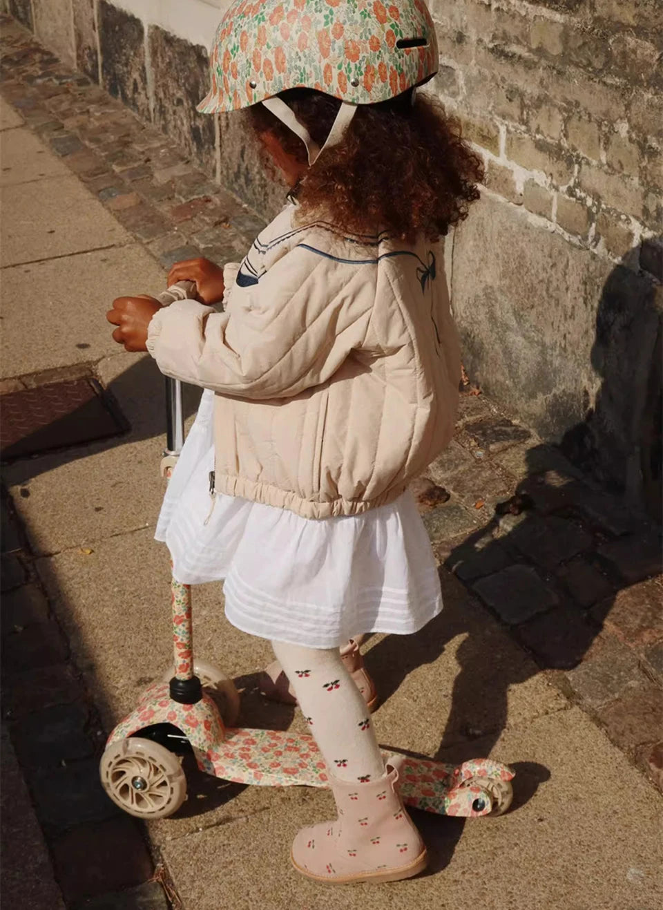 Manteau Polaire Paillettes Fille | Laine d'Agneau | Broderie Garçon | Vêtement Enfant Hiver