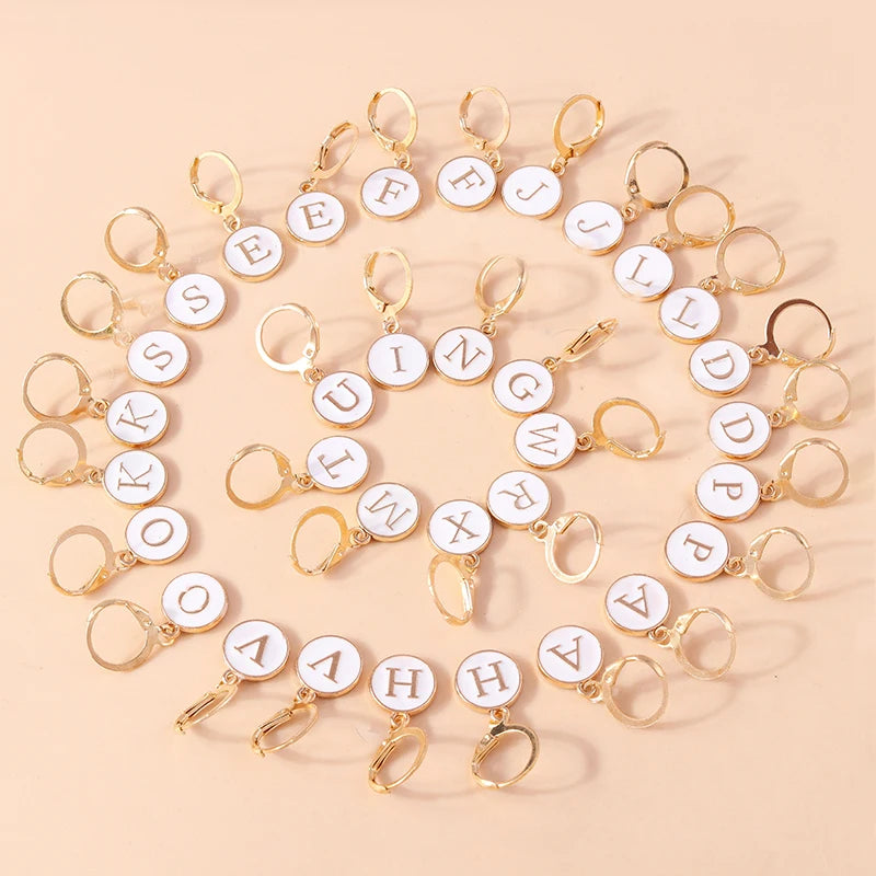 Collier Pendentif Initiales Femme | 26 Lettres A-Z Émail | Bijou Tendance Cadeau Anniversaire Fille