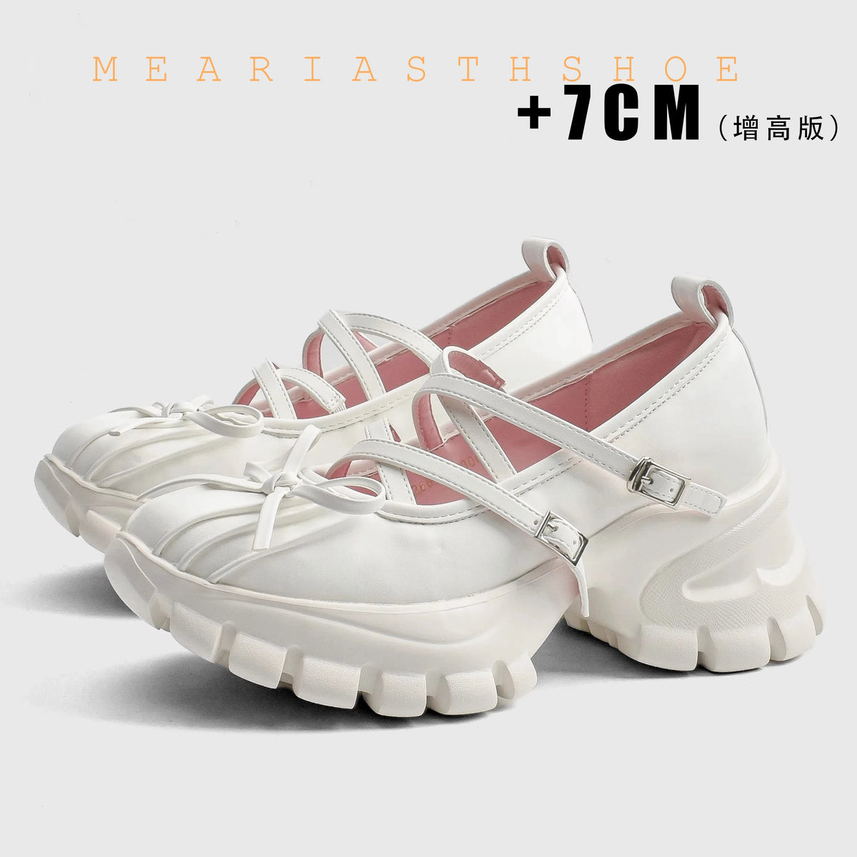 Autumn Chunky Women's Sports Shoes Fashion Shallow Butterfly-Knot Platform Sneakers Ladies Casual Flats Outdoor Mary Jane Shoes