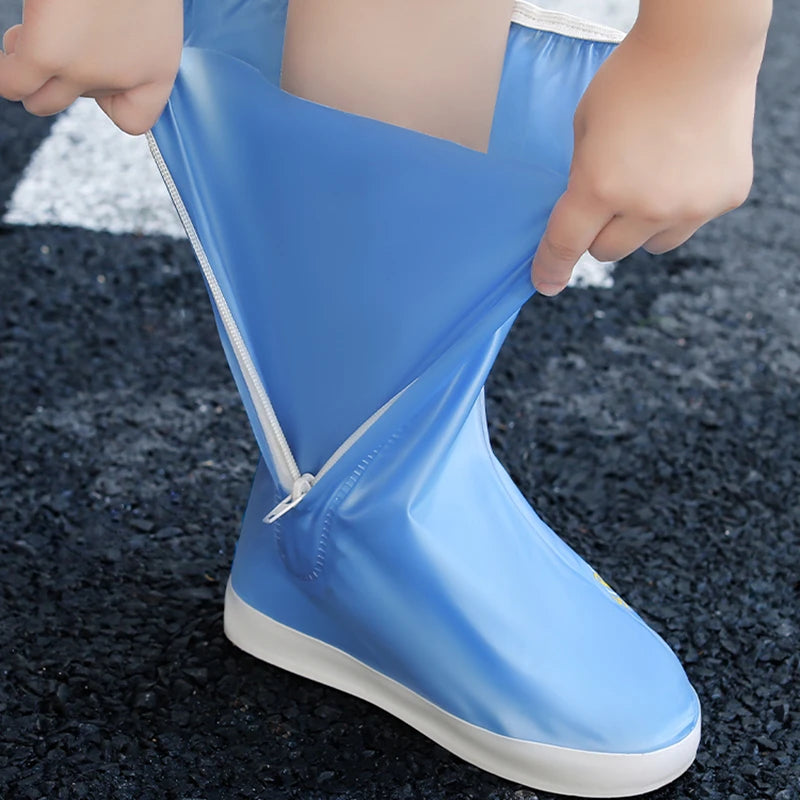 Couvre-Chaussures Pluie Enfant | Imperméable Maternelle | Grand Format | Réutilisable