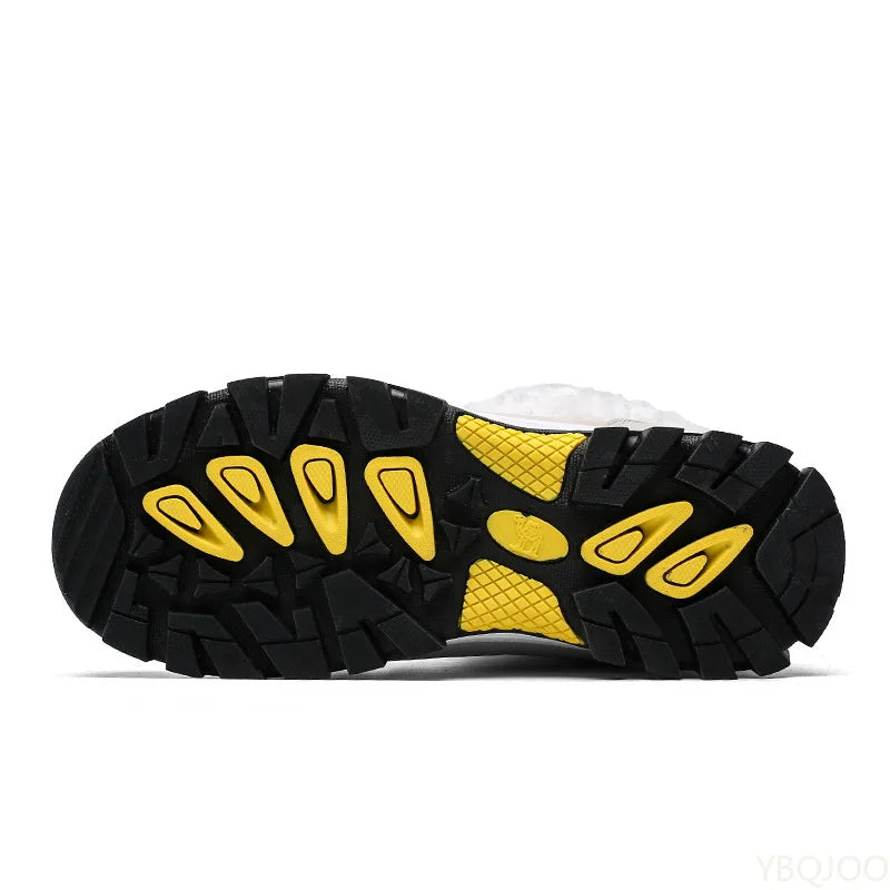 Bottes de Neige Femme Hiver | Imperméables Antidérapantes | Coton Épais Chaud | Voyage Outdoor