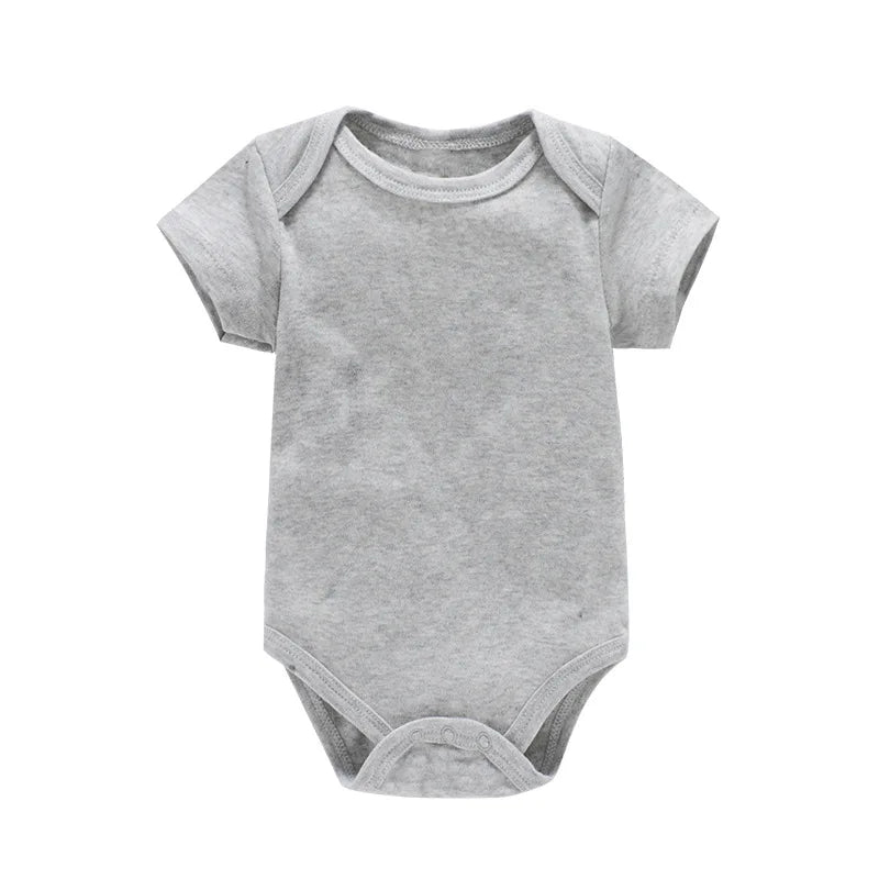 7 Colors Baby Girls Solid Onesies Bodysuits For Boys