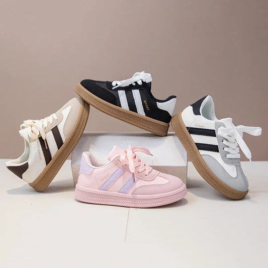 Children's Sneakers New Trend Patchwork Running Shoes for Kids Boys Fashion Classic Versatile Girls School Sports Casual Shoes