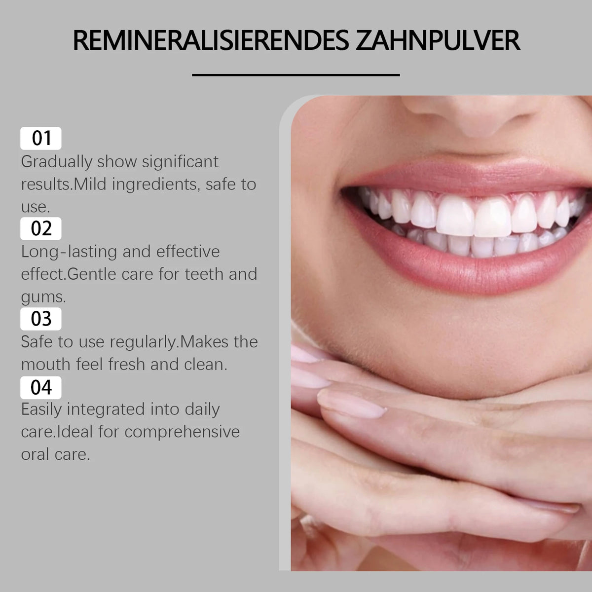 Poudre Blanchissante à l’Hydroxyapatite | Soin Dentaire Professionnel | Élimine les Taches | Haleine Fraîche