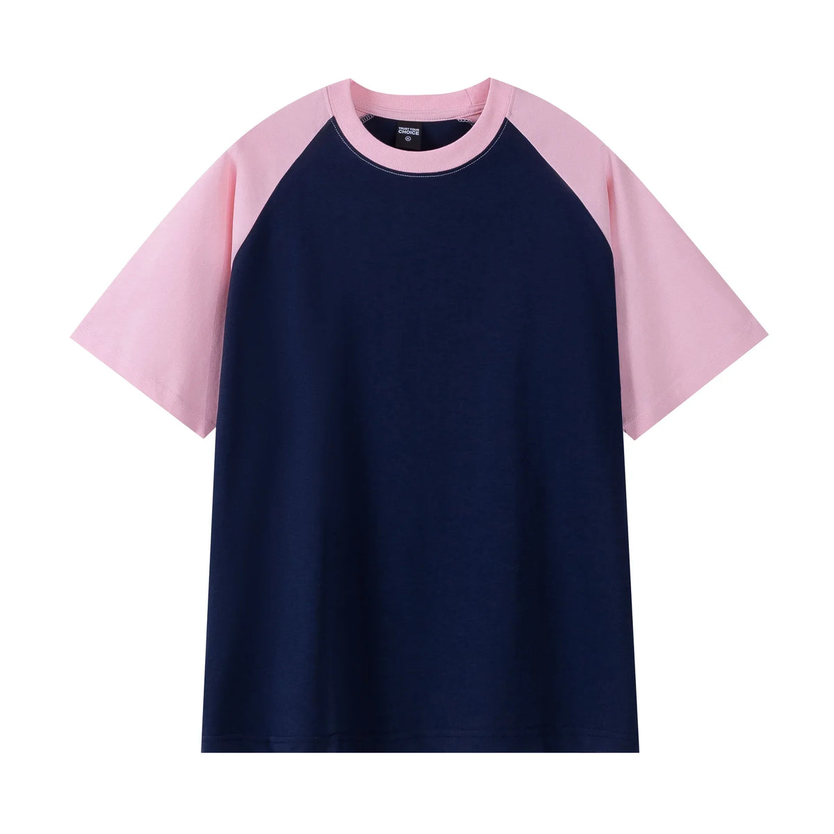 T-Shirt Homme Oversize Heavy | 240g Coton Pur | Manches Courtes | Bicolore | Casual Loose