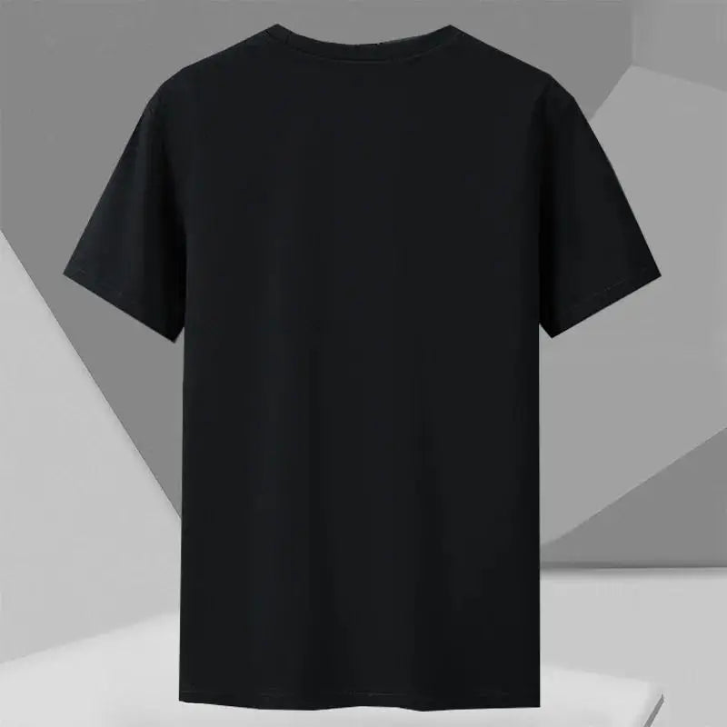 T-shirt à lettres pour homme | Col rond et manches mi-longues