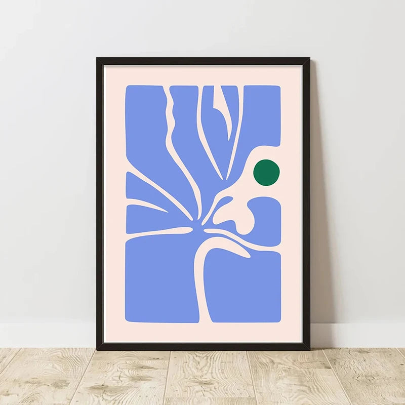 Classic Abstract Art Poster, Retro Abstract Image Printing Art Canvas Painting, Used for Home Room Wall Decoration, Frameless