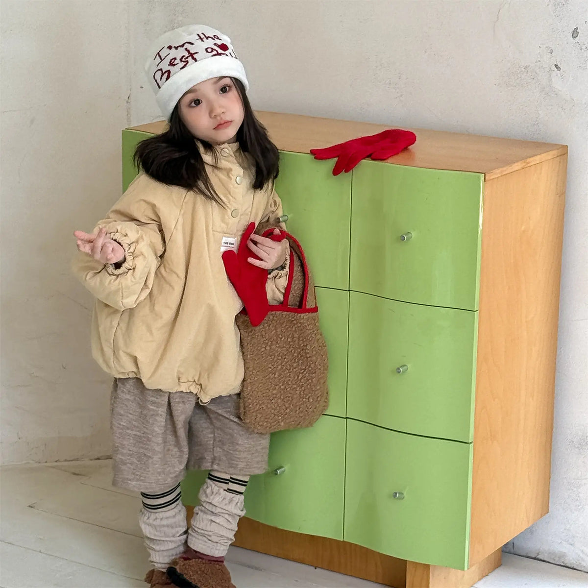 2025 Winter New Children Warm Coat Boys Girls Striped Cotton Padded Jacket Baby Parka Tops Baby Fleece Coat Fashion Kids Clothes