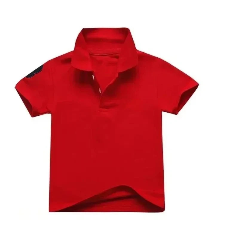 Polo Garçon Enfant | Manches Courtes | Col Polo | Coton | Casual Été | T-Shirt Enfant Confortable
