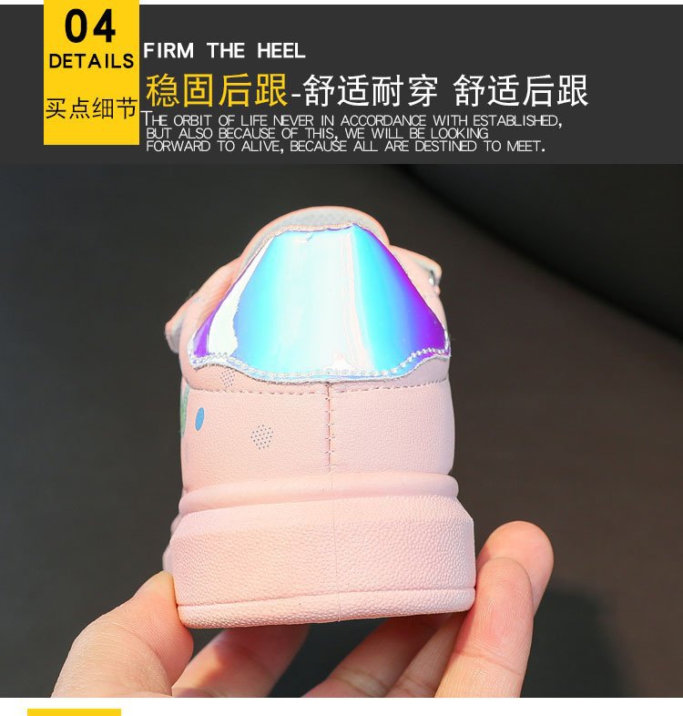 Kids' Sneakers Kid Casual Shoes Spring 2023 New Kid Sneakers Shoes Leather Upper Girl Shoes Kid Small White Board Shoes