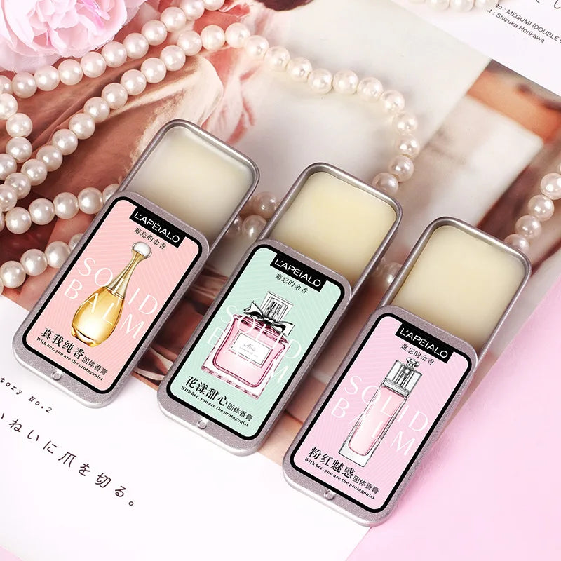 Woman Body Pheromone Perfume Solid Balm Long Lasting Fragrance Light Fragrance Portable Solid Perfume Balm