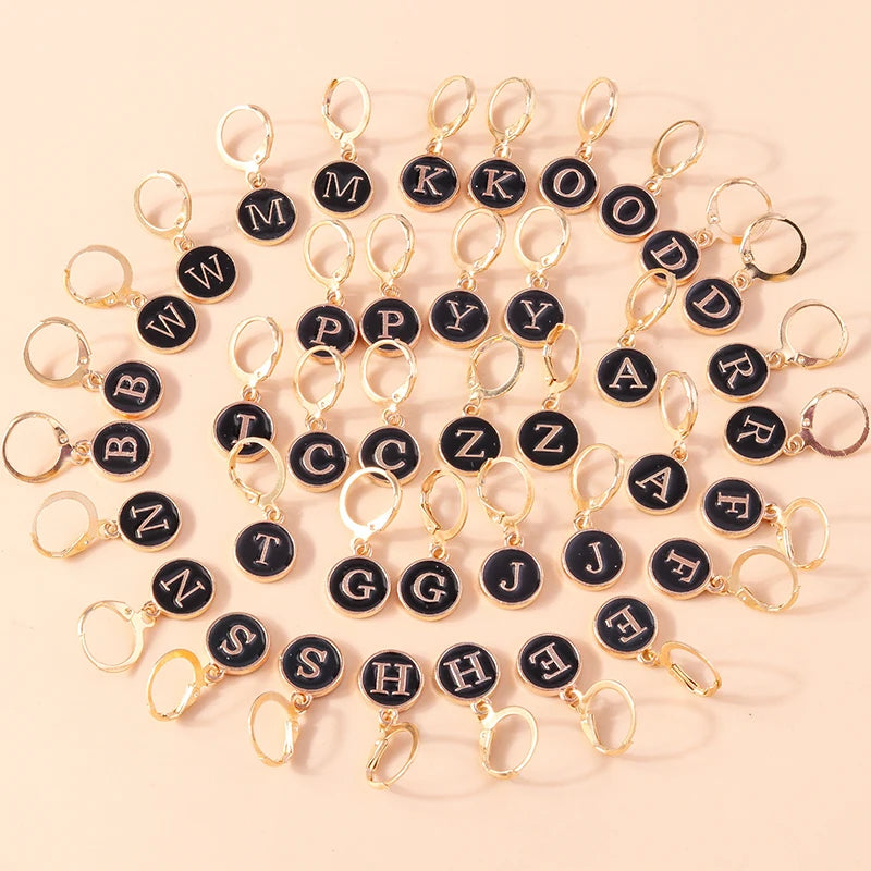 Collier Pendentif Initiales Femme | 26 Lettres A-Z Émail | Bijou Tendance Cadeau Anniversaire Fille