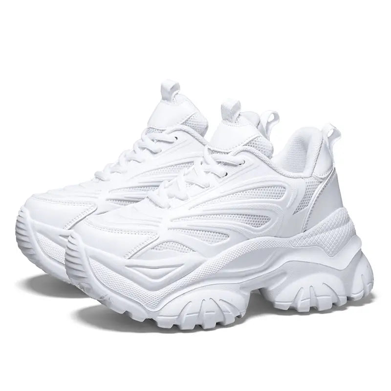 Sneakers Chunky Femme Tendance | Semelle Plateforme Respirante | Rehaussante | Printemps-Automne