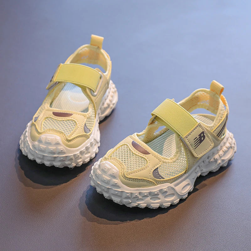 Baskets Été Mesh Chunky Enfant | Respirantes Crénelées | Plage & Casual Garçon Fille