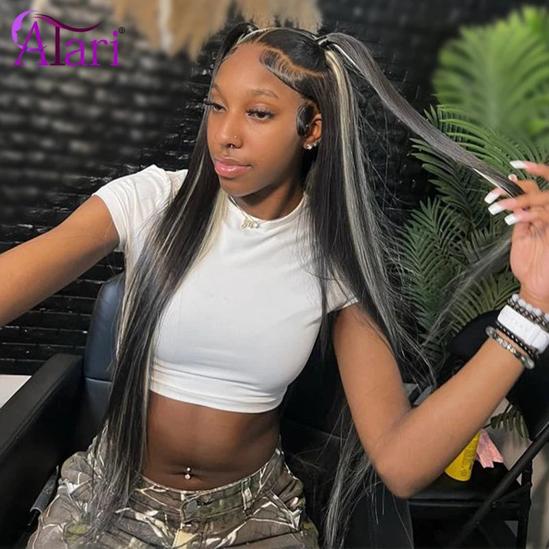 Perruque Body Wave Highlight Blonde 27 | Noir | 13x4 & 13x6 Lace Transparent | Pré-Pluçuée | Cheveux Humains | Femme