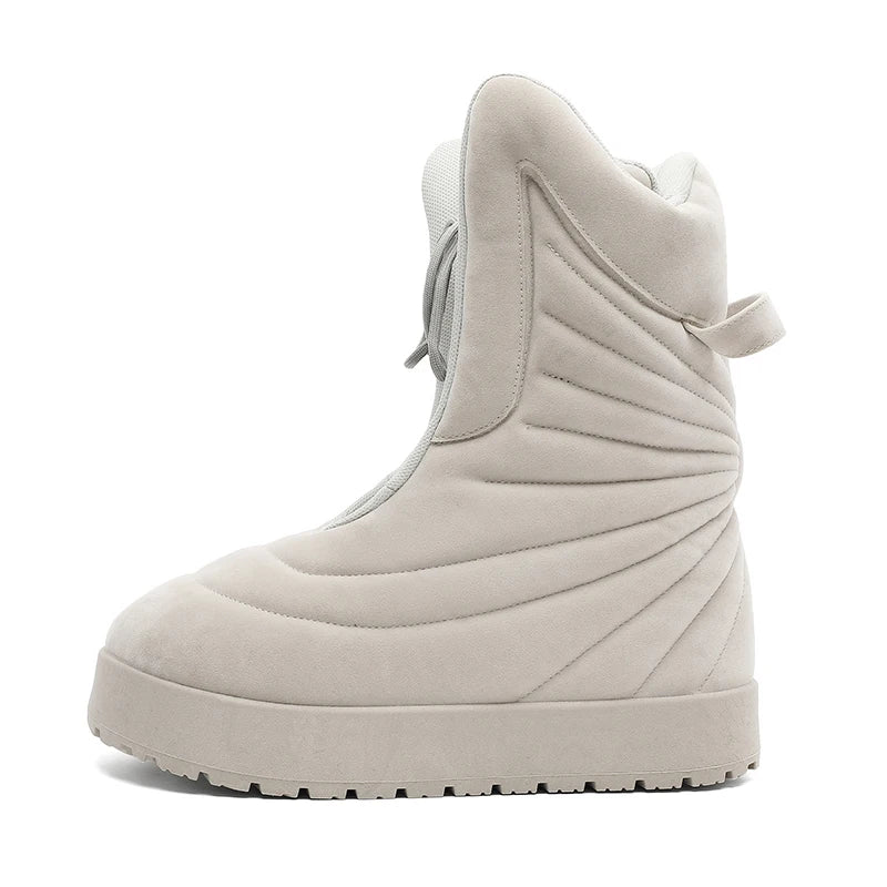 Chaussures Hiver Homme 2025 | Pantoufles Chaudes Imperméables | Peluche Antidérapant | Sneakers Neige