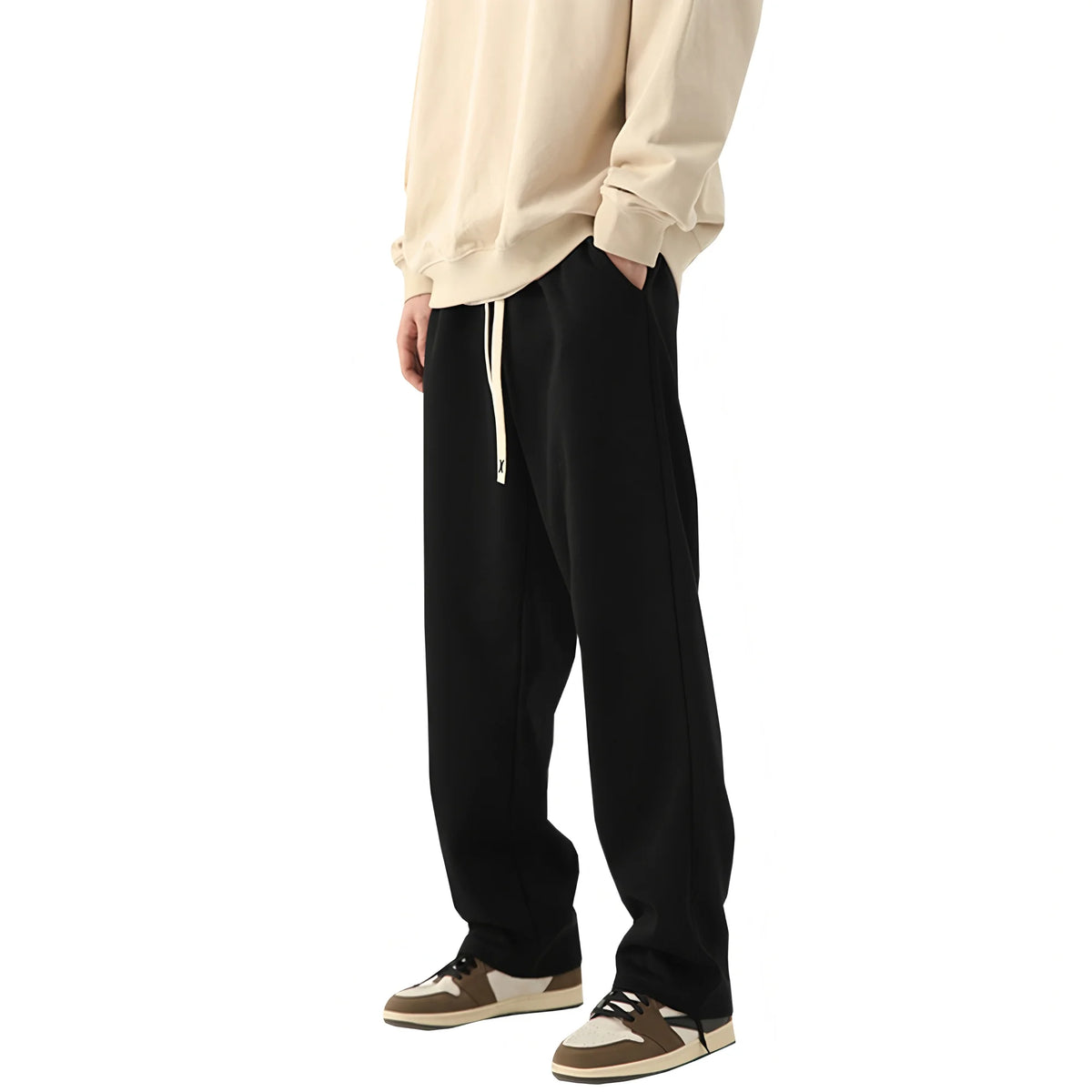 Pantalon de jogging ample en jersey pour homme | Poches