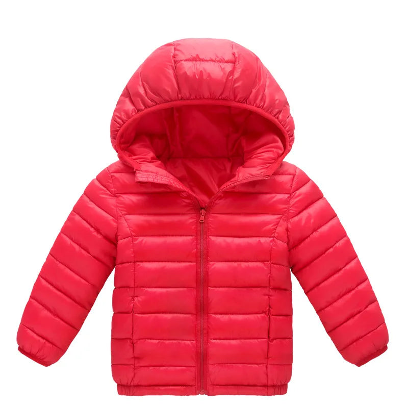 Doudoune Longue Fille Licorne | Imperméable Brillante | Col Fourrure Capuche | Parka Enfant Hiver