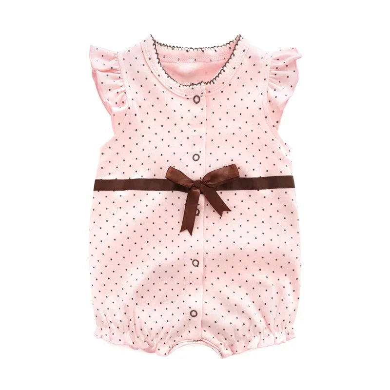 Fashion princess New baby Romper For Babies Clothes Short Sleeve cute newborn baby clothes