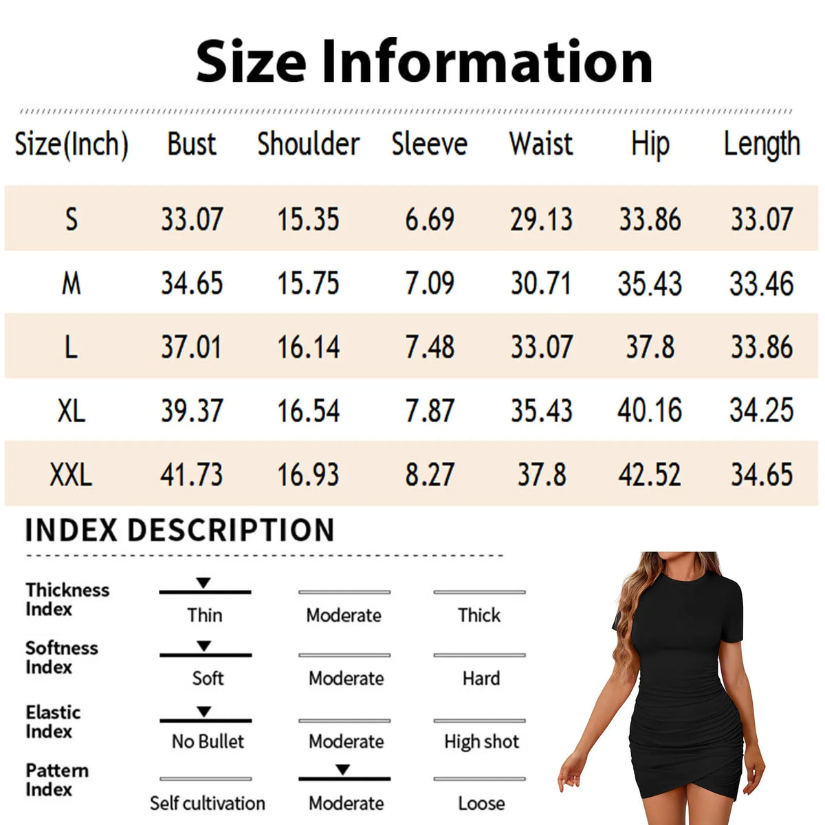 Robe Bodycon Femme Courte | Uni Col Rond Manches Courtes | Coupe Ajustée Sexy Casual | Été