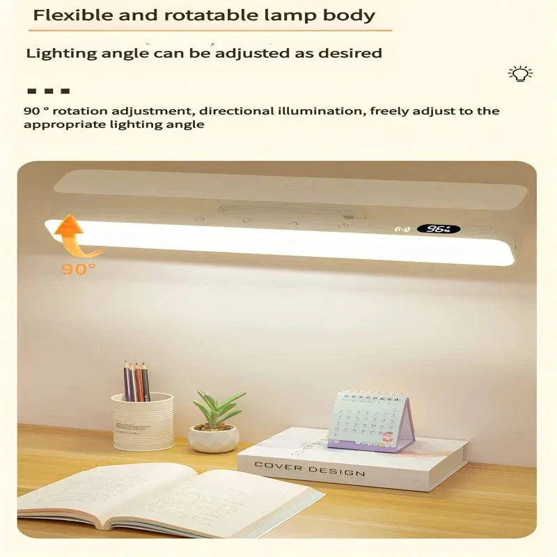 Lampe de Bureau Tactile Magnétique Rechargeable | Batterie Intégrée | Lecture, Miroir & Chevet