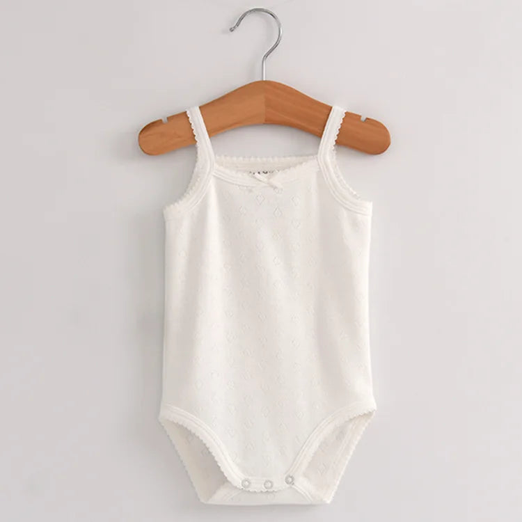 Body Bébé Fille | Sans Manches | Romper Coton | Combinaison Été | Nouveau-Né & Tout-Petits (v2)