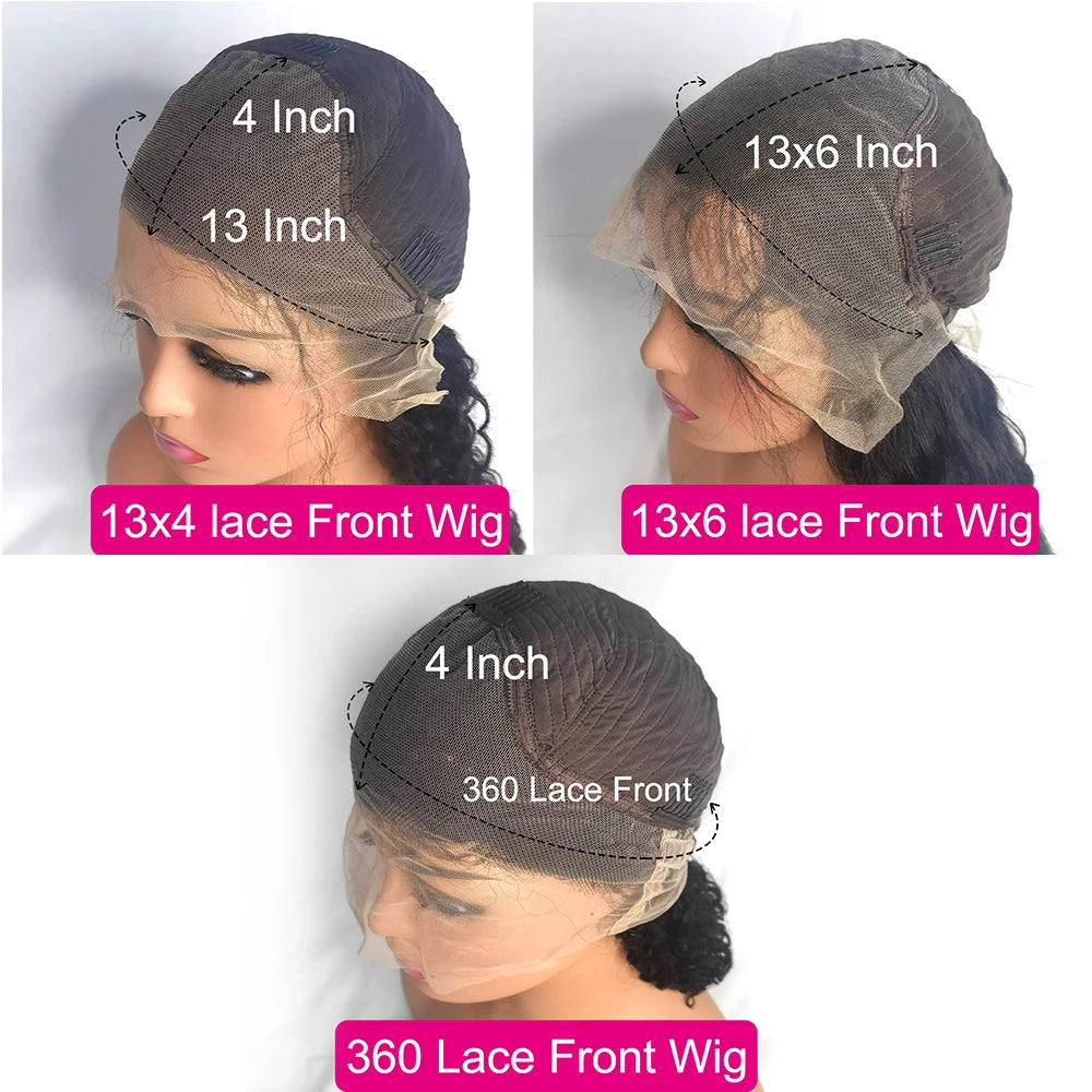 Perruque Body Wave HD Transparent | 30-40 Pouces | 360 & 13x4 & 13x6 Lace Front | Pré-Pluçuée | Femmes Noires