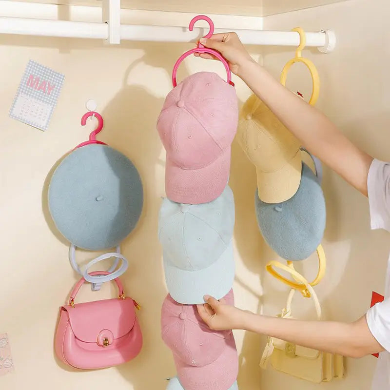 1-5Pcs Hanging Stand For Wigs Hats Multifunctional Hanger For Multiple Wigs Durable Wig Holder For Salon Display Wall Wig Holder