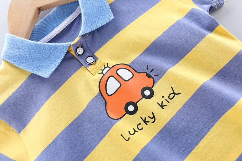 Ensemble Polo & Short Jean Garçon | Haute Qualité | 2 Pièces Été | Mode Enfant & Fille